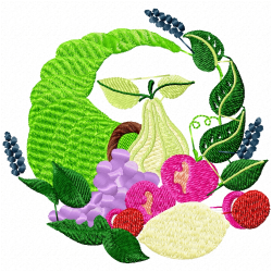 Fruits Embroidery Design 1